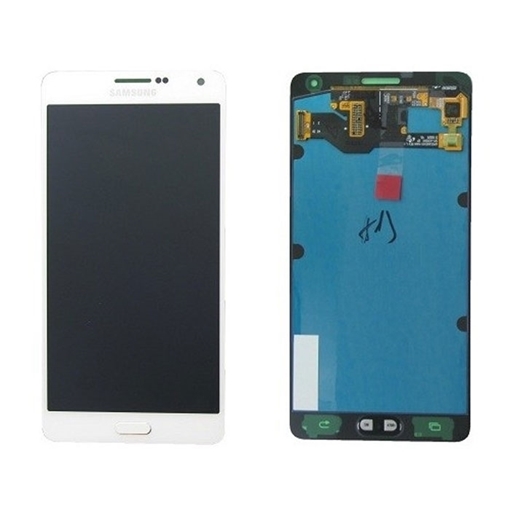 Γνήσια Οθόνη LCD με Μηχανισμό Αφής για Samsung Galaxy A7 2015 A700F GH97-16922A - Χρώμα: Λευκό