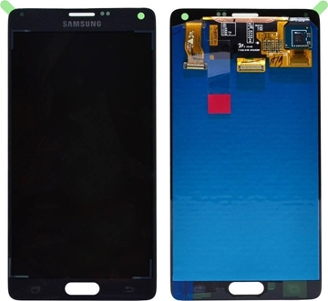  Γνήσια Οθόνη LCD με Μηχανισμό Αφής για Samsung N910F Galaxy Note 4 - Χρώμα: Μαύρο