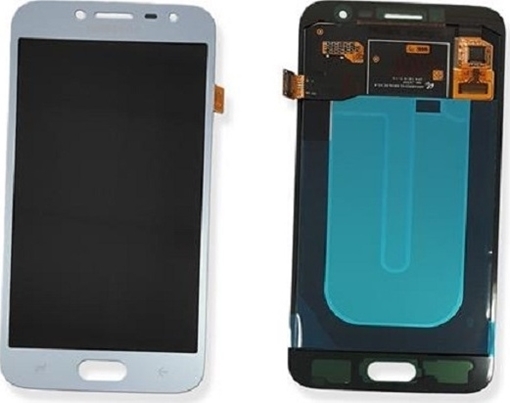  Γνήσια Οθόνη LCD με Μηχανισμό Αφής για Samsung J250F Galaxy J2 Pro 2018 - Χρώμα: Ασημί
