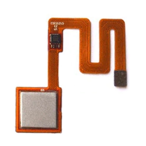 Αισθητήρας Δαχτυλικού Αποτυπώματος / Fingerprint Sensor Flex για Xiaomi Redmi Note 4 - Χρώμα: Ασημί