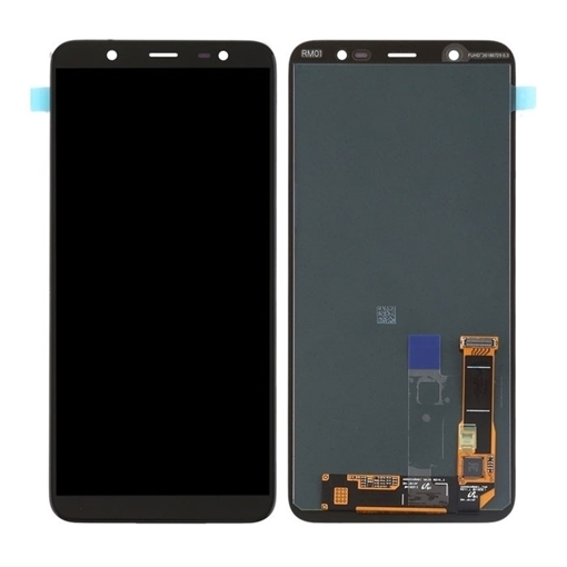 Γνήσια Οθόνη LCD με Μηχανισμό Αφής για Samsung Galaxy J8 2018 J810F GH97-22145A - Χρώμα: Μαύρο