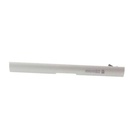 Κάλυμα Θύρας Υποδοχής Κάρτας Μνήμης / SD Input Dust Plug Cover  για Sony Xperia C4 - Χρώμα: Λευκό