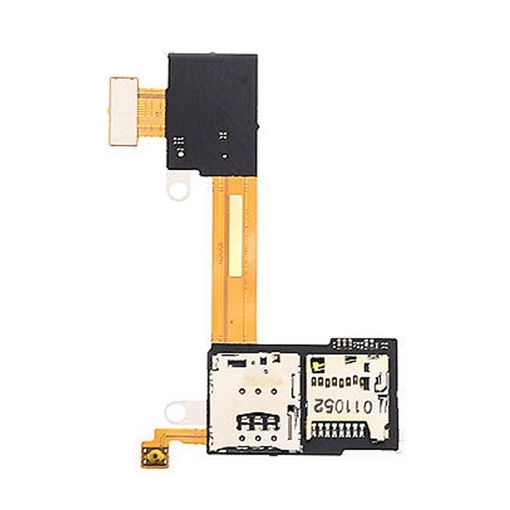 Καλωδιοταινία Υποδοχής Κάρτας Sim Και Κάρτας Μνήμης SD / Sim and SD Tray Holder Flex για Sony Xperia M2 / D2303