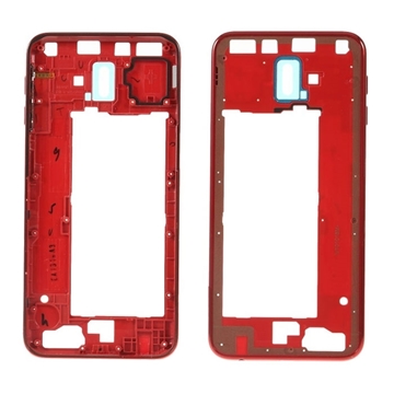 Εικόνα της Μεσαίο Πλαίσιο Middle Frame για Samsung Galaxy J6 Plus J610F - Χρώμα: Κόκκινο