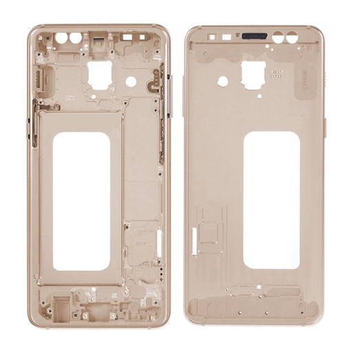Picture of Middle Frame for Samsung Galaxy A8 2018 A530F - Color: Gold