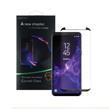 Προστασία Οθόνης Curved Tempered Glass 5D Full Cover Colored Mini Size 0.3mm για Samsung N950F Galaxy Note 8 - Χρώμα: Clear
