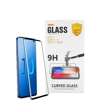 Προστασία Οθόνης Tempered Glass 6D Full Cover 0.3mm για Samsung G970F Galaxy S10e - Χρώμα: Μαύρο