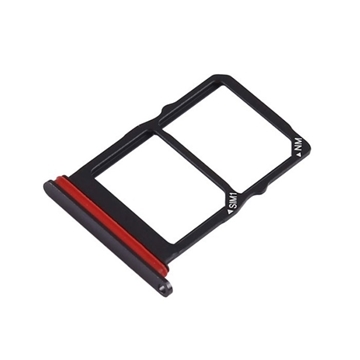 Εικόνα της Υποδοχή Κάρτας Single SIM  (SIM Tray) για Huawei P30  - Χρώμα: Μαύρο