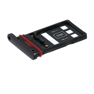 Εικόνα της Υποδοχή Κάρτας Single SIM  (SIM Tray) για Huawei Mate 20 Pro - Χρώμα: Μαύρο