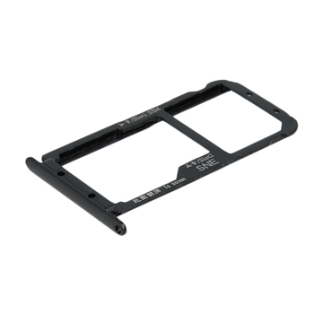 Εικόνα της Υποδοχή Κάρτας Dual SIM και SD Tray για Huawei Mate 20 Lite - Χρώμα: Μαύρο