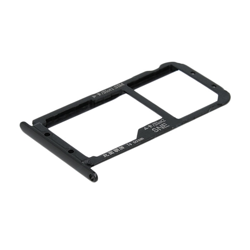 Υποδοχή Κάρτας Dual SIM και SD Tray για Huawei Mate 20 Lite - Χρώμα: Μαύρο