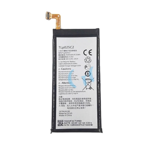 Picture of Battery Alcatel TLp025C2 for 5056D One Touch POP 4 Plus- 2500mAh