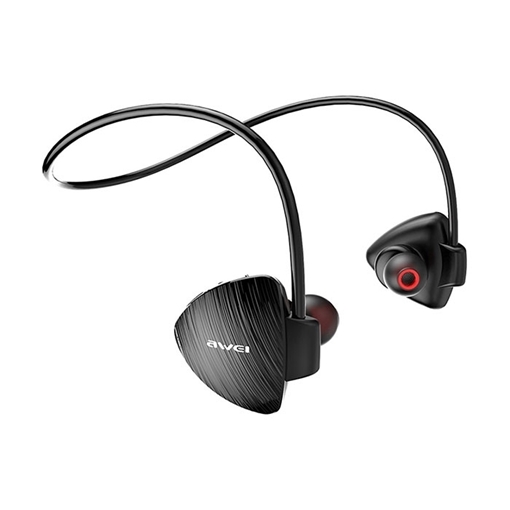 Awei A847BL Waterproof Sport Ear-Hook Neckband Headphones Bluetooth V4.2 Ασύρματα Ακουστικά - Χρώμα: Μαύρο