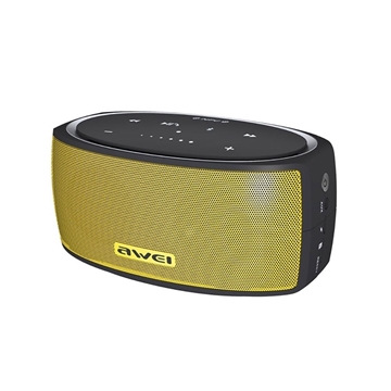 Awei Y210 Ασύρματο Ηχείο Touch Portable Bluetooth V4.2 Wireless Stereo Speaker- Χρώμα: Κίτρινο