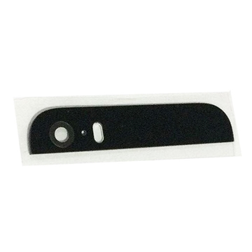 Picture of Back Rear Cover Top Glass Lens for iPhone 5G - Color: Black