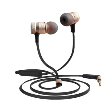 Awei ES-70TY Wired Earphones Stereo Headset Ενσύρματα Ακουστικά - Χρώμα: Χρυσό