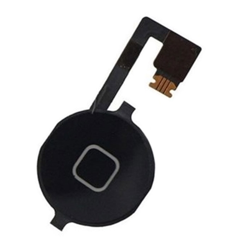 Καλωδιοταινία Κεντρικού Κουμπιού / Home Button Flex για iPhone 4 - Χρώμα: Μαύρο
