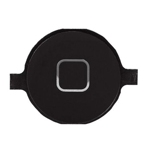 Κεντρικό Κουμπί / Home Button για iPhone 4 - Χρώμα: Μαύρο