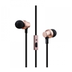Awei ES910i Wired Earphones Smart Headset Ενσύρματα Ακουστικά - Χρώμα: Χρυσό Ροζ