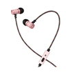 Awei ES-660i Wired Earphones Stereo Headset Ενσύρματα Ακουστικά - Χρώμα: Χρυσό Ροζ