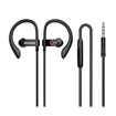 Awei ES-160i Wired Sports Ear-Hook Earphones Stereo Headset Ενσύρματα Ακουστικά - Χρώμα: Μαύρο