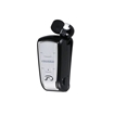 Bluetooth Fineblue FQ208 με Επεκτεινόμενο Καλώδιο Clip-On Wireless Headset - Χρώμα : Μάυρο
