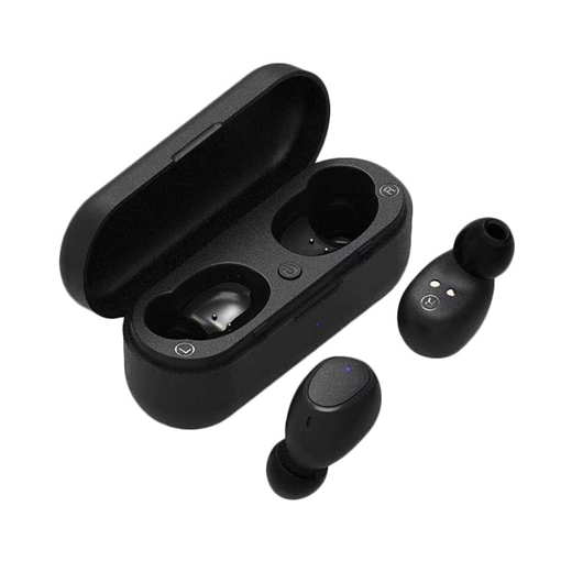 Bluetooth TWS-T01 Ασύρματα Ακουστικά με Βάση Φόρτισης Wireless Twin Earbuds Stereo Headset with Charging Dock - Χρώμα: Μαύρο
