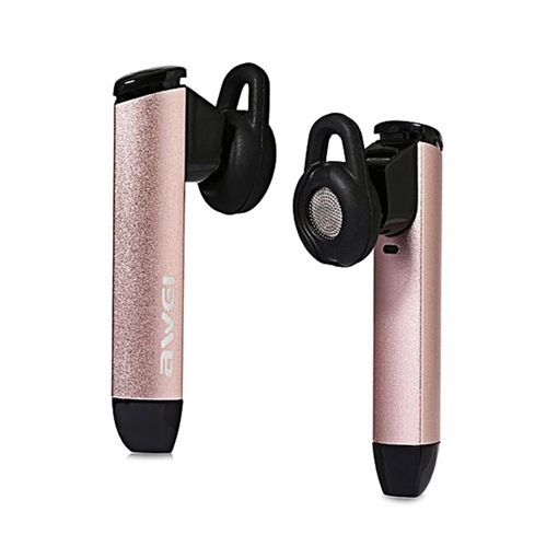Bluetooth Awei A832BL Car Wireless Earphone - Χρώμα: Χρυσό Ροζ