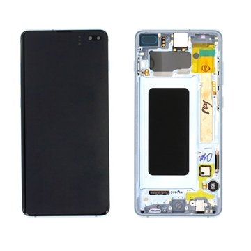 Picture of Original LCD Complete for Samsung Galaxy S10+ ( S10 Plus ) G975F GH82-18849C - Color: Prism Blue