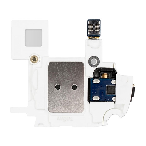 Καλωδιοταινία Βύσματος Ακουστικών Και Ηχείο / Loud Speaker Ringer Buzzer and Audio Jack Flex για Samsung Galaxy S3 Mini I8190 - Χρώμα: Λευκό