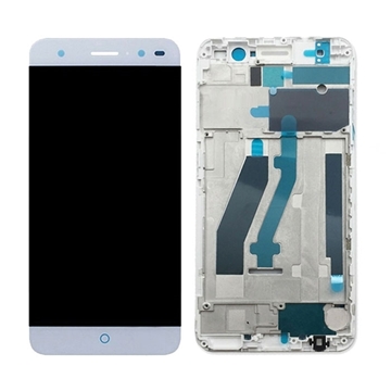 Εικόνα της Οθόνη LCD με Μηχανισμό Αφής και Πλαίσιο για ZTE Blade V7 Lite - Χρώμα: Λευκό