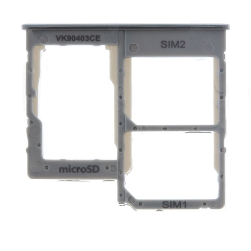 Υποδοχή Κάρτας Dual SIM και SD (SIM Tray) για Samsung Galaxy A40  A405F- Χρώμα: Λευκό