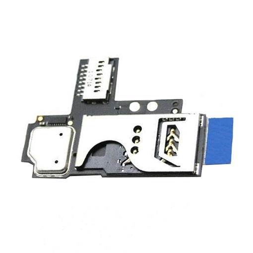 Picture of  Single Sim and SD Card Tray Holder Board for Blackberry 9360 