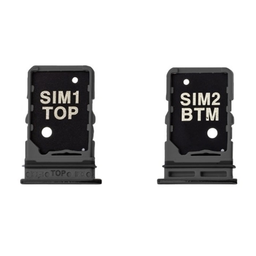 Υποδοχή Κάρτας Dual SIM (SIM Tray) για Samsung Galaxy A80 - Χρώμα: Μαύρο