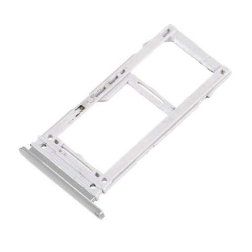 Picture of SIM Tray Dual SIM and SD for Samsung Galaxy S10e SM-G970 - Color: Silver