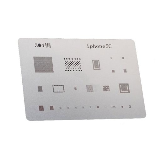 Picture of BGA Stencil 304 for Reballing with different compatible types for iPhone 5C