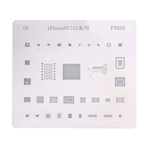 Picture of BGA Stencil P3030  for Reballing with different compatible types for iPhone 6 Plus