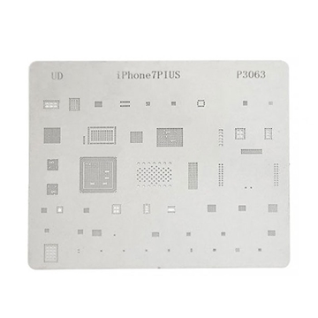 Picture of BGA Stencil P3063 for Reballing with different compatible types for iPhone 7 Plus