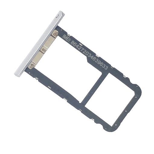 Υποδοχή Κάρτας Single SIM και SD Tray για Huawei Mediapad T3 10 AGS-W09 / AGS-L09  - Χρώμα: Ασημί