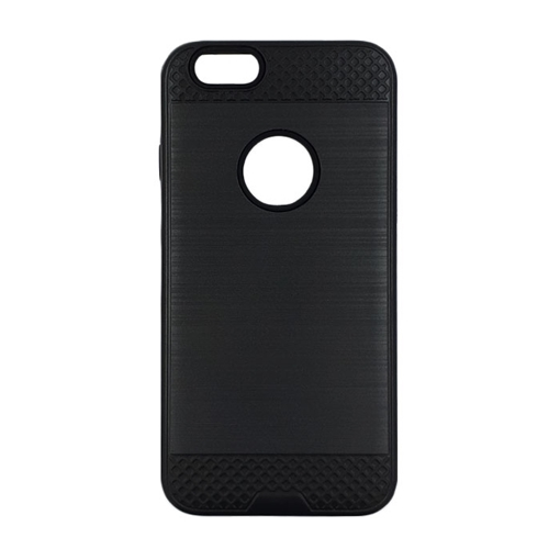Θήκη Πλάτης Tough Brushed Cover για Apple iPhone 6/6s - Χρώμα: Μαύρο