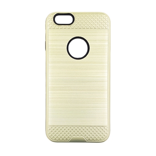 Θήκη Πλάτης Tough Brushed Cover για Apple iPhone 6/6s - Χρώμα: Χρυσό