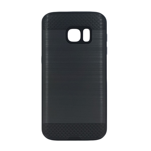 Θήκη Πλάτης Tough Brushed Cover για Samsung G930F Galaxy S7 - Χρώμα: Μαύρο