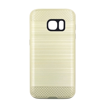 Θήκη Πλάτης Tough Brushed Cover για Samsung G930F Galaxy S7 - Χρώμα: Χρυσό