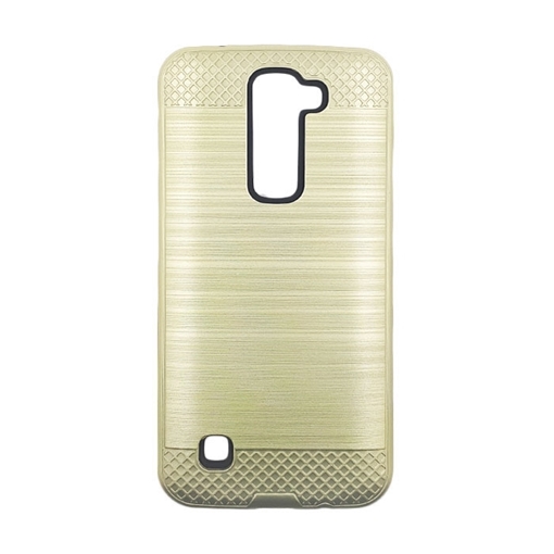 Θήκη Πλάτης Tough Brushed Cover για LG K7 - Χρώμα: Χρυσό