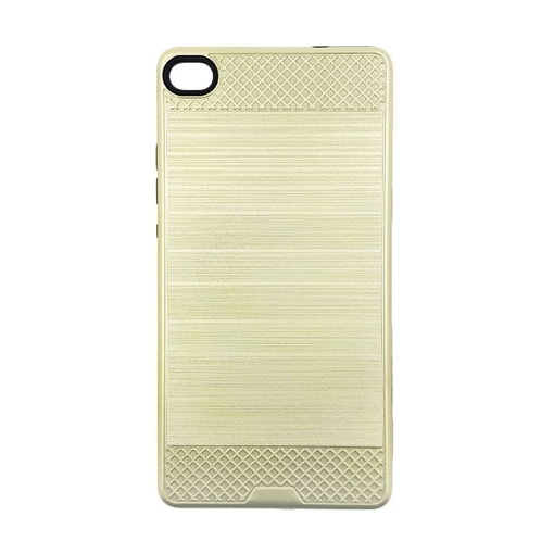 Θήκη Πλάτης Tough Brushed Cover για Huawei P8 - Χρώμα: Χρυσό