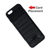 Θήκη Πλάτης Brushed Hard Armor για Apple iPhone 6/6s - Χρώμα: Μαύρο