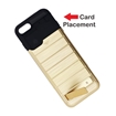 Θήκη Πλάτης Brushed Hard Armor για Apple iPhone 7/8 - Χρώμα: Χρυσό