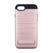 Θήκη Πλάτης Brushed Hard Armor για Apple iPhone 7/8 - Χρώμα: Ροζ