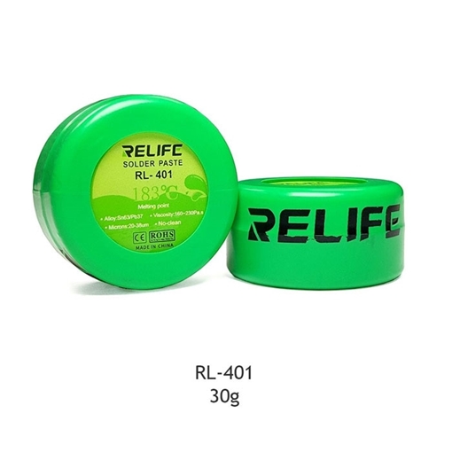 RELIFE RL-401 30g Πάστα Συγκόλλησης με Μόλυβδο /  Soldering Paste 30g