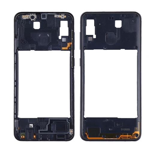 Picture of Middle Frame for Samsung Galaxy A20 2019 A205F - Color: Black